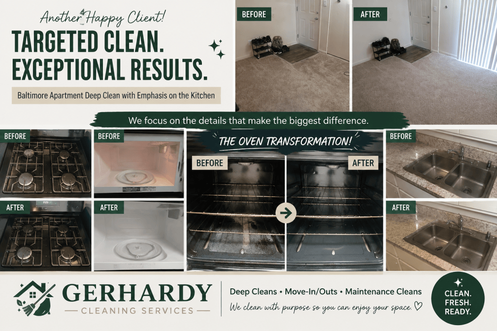 When the Kitchen Needs Extra Attention: A Baltimore Apartment Deep&nbsp;Clean